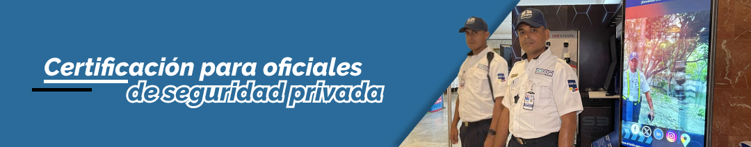 certificacion para oficiales de seguridad privada azul